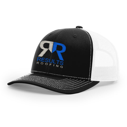 Results Roofing Hat - Black / White