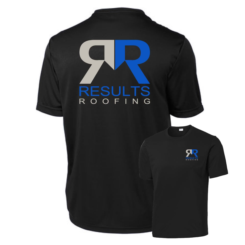 Results Roofing Tee Shirt - Houston